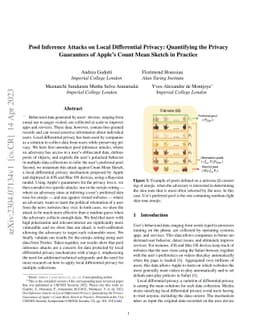 Pool Inference Attacks on Local Differential Privacy: Quantifying the
  Privacy Guarantees of Apple's Count Mean Sketch in Practice