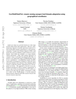 GeoMultiTaskNet: remote sensing unsupervised domain adaptation using
  geographical coordinates