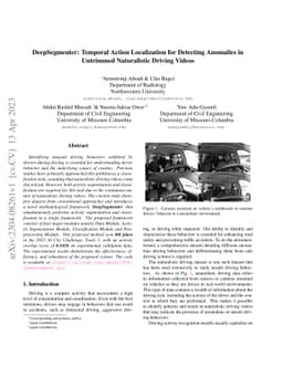 DeepSegmenter: Temporal Action Localization for Detecting Anomalies in
  Untrimmed Naturalistic Driving Videos