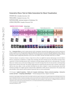 Generative Disco: Text-to-Video Generation for Music Visualization