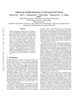 Addressing Variable Dependency in GNN-based SAT Solving