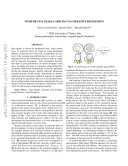 Incremental Image Labeling via Iterative Refinement