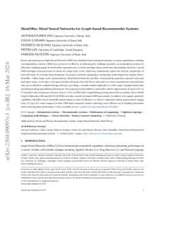 Sheaf4Rec: Sheaf Neural Networks for Graph-based Recommender Systems