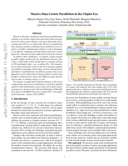 Massive Data-Centric Parallelism in the Chiplet Era