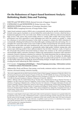 On the Robustness of Aspect-based Sentiment Analysis: Rethinking Model,
  Data, and Training