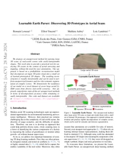 Learnable Earth Parser: Discovering 3D Prototypes in Aerial Scans