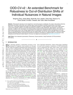OOD-CV-v2: An extended Benchmark for Robustness to Out-of-Distribution
  Shifts of Individual Nuisances in Natural Images