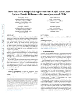 How the Move Acceptance Hyper-Heuristic Copes With Local Optima: Drastic
  Differences Between Jumps and Cliffs