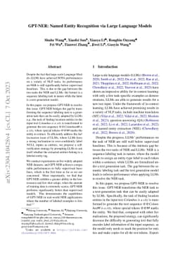 GPT-NER: Named Entity Recognition via Large Language Models