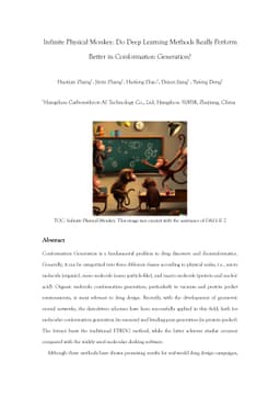 Infinite Physical Monkey: Do Deep Learning Methods Really Perform Better
  in Conformation Generation?