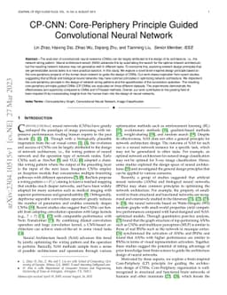 CP-CNN: Core-Periphery Principle Guided Convolutional Neural Network