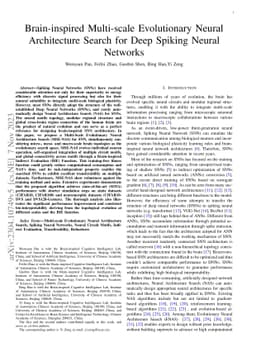 Multi-scale Evolutionary Neural Architecture Search for Deep Spiking
  Neural Networks