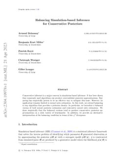 Balancing Simulation-based Inference for Conservative Posteriors