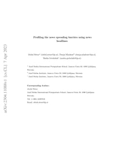 Profiling the news spreading barriers using news headlines