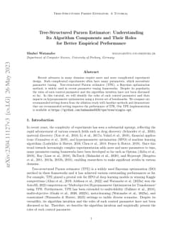 Tree-Structured Parzen Estimator: Understanding Its Algorithm Components
  and Their Roles for Better Empirical Performance