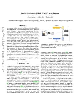Weight-based Mask for Domain Adaptation