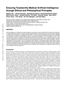 A Conceptual Algorithm for Applying Ethical Principles of AI to Medical Practice
