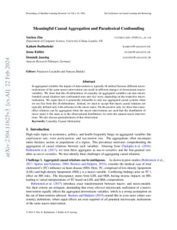 Meaningful Causal Aggregation and Paradoxical Confounding