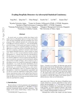 Evading DeepFake Detectors via Adversarial Statistical Consistency