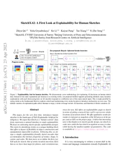 SketchXAI: A First Look at Explainability for Human Sketches