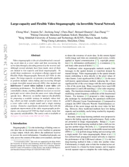 Large-capacity and Flexible Video Steganography via Invertible Neural
  Network