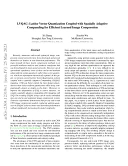 LVQAC: Lattice Vector Quantization Coupled with Spatially Adaptive
  Companding for Efficient Learned Image Compression