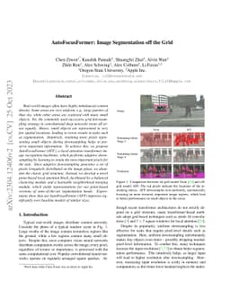 AutoFocusFormer: Image Segmentation off the Grid