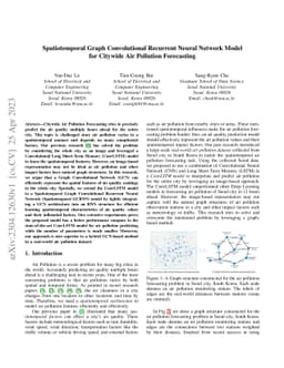 Spatiotemporal Graph Convolutional Recurrent Neural Network Model for
  Citywide Air Pollution Forecasting