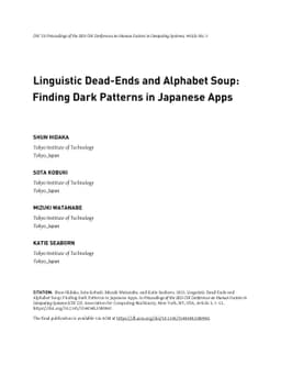 Linguistic Dead-Ends and Alphabet Soup: Finding Dark Patterns in
  Japanese Apps