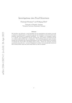 Investigations into Proof Structures