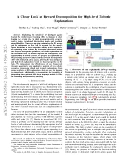 A Closer Look at Reward Decomposition for High-Level Robotic
  Explanations