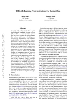 TABLET: Learning From Instructions For Tabular Data