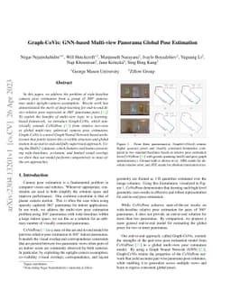 Graph-CoVis: GNN-based Multi-view Panorama Global Pose Estimation