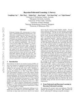 Bayesian Federated Learning: A Survey