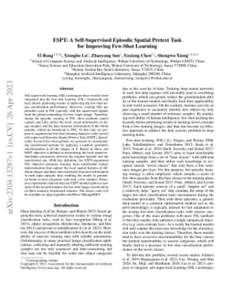 ESPT: A Self-Supervised Episodic Spatial Pretext Task for Improving
  Few-Shot Learning