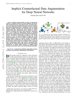 Implicit Counterfactual Data Augmentation for Deep Neural Networks