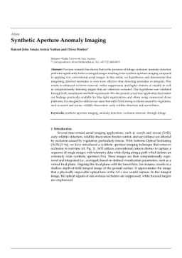 Synthetic Aperture Anomaly Imaging