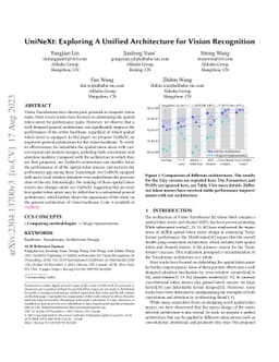 UniNeXt: Exploring A Unified Architecture for Vision Recognition