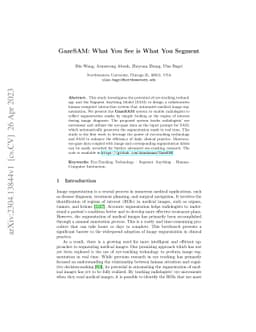 GazeSAM: What You See is What You Segment