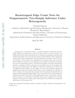 Bootstrapped Edge Count Tests for Nonparametric Two-Sample Inference
  Under Heterogeneity
