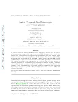 Metric Temporal Equilibrium Logic over Timed Traces