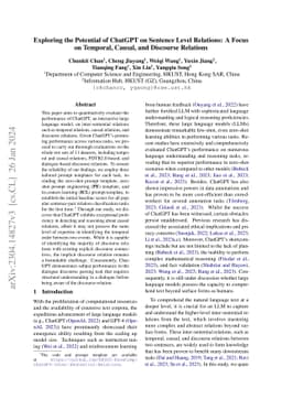 ChatGPT Evaluation on Sentence Level Relations: A Focus on Temporal,
  Causal, and Discourse Relations