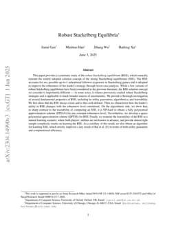 Robust Stackelberg Equilibria