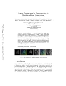 Inverse Consistency by Construction for Multistep Deep Registration