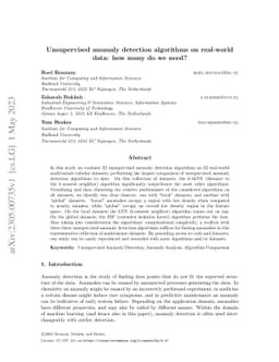 Unsupervised anomaly detection algorithms on real-world data: how many
  do we need?