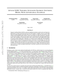 Attack-SAM: Towards Attacking Segment Anything Model With Adversarial
  Examples