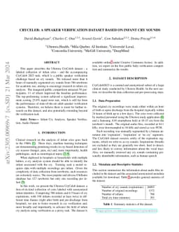 CryCeleb: A Speaker Verification Dataset Based on Infant Cry Sounds