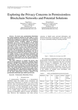 Exploring the Privacy Concerns in Permissionless Blockchain Networks and
  Potential Solutions
