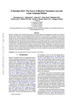 A Paradigm Shift: The Future of Machine Translation Lies with Large
  Language Models