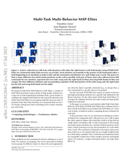 Multi-Task Multi-Behavior MAP-Elites